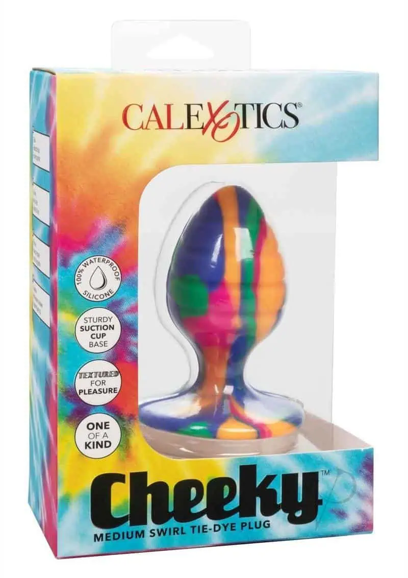 Cheeky Medium Swirl Tie Dye Plug - Image 5