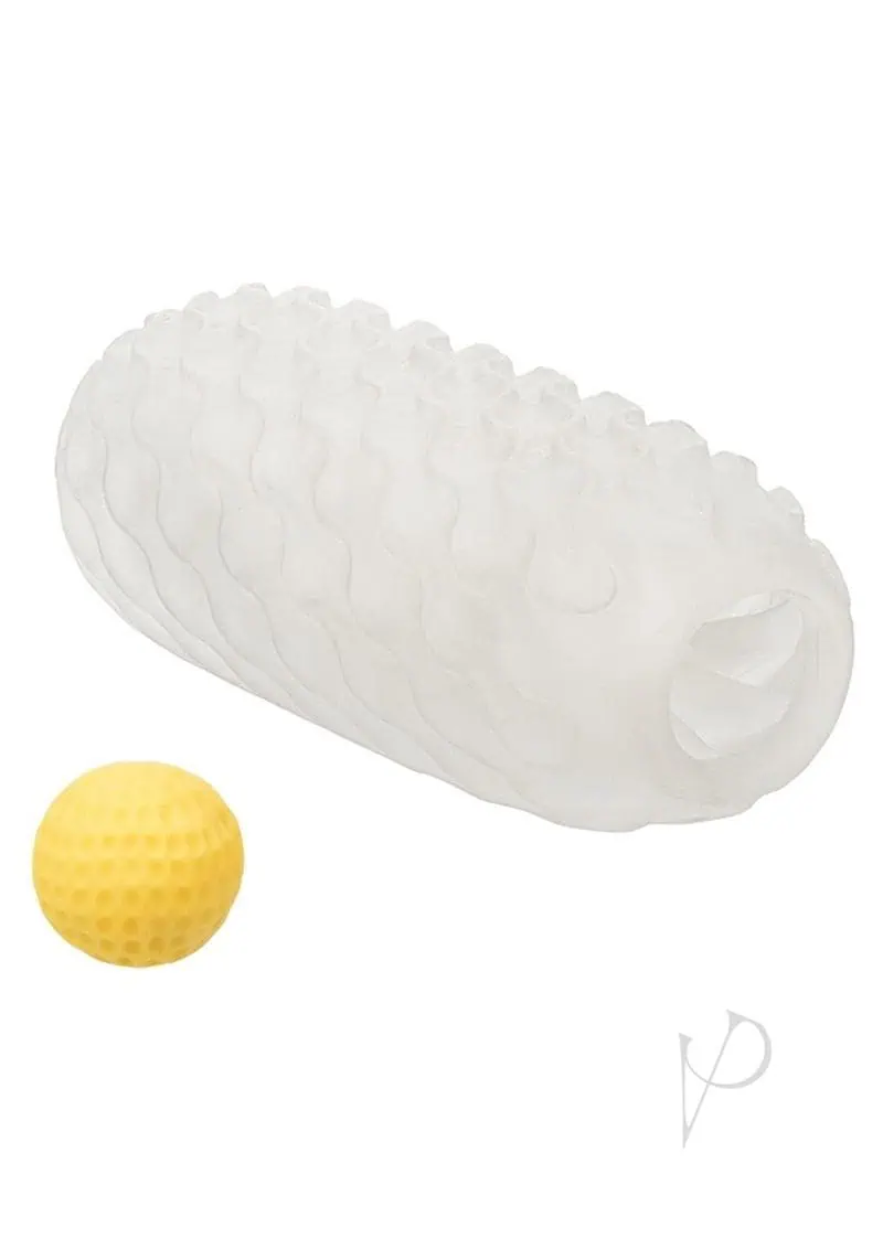 Boundless Reversible Squishy Ball Stroker - Yellow - Image 2