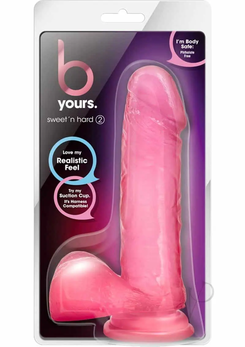 Blush B Yours Sweet n Hard 2 w/ Suction Cup - Pink - Image 2