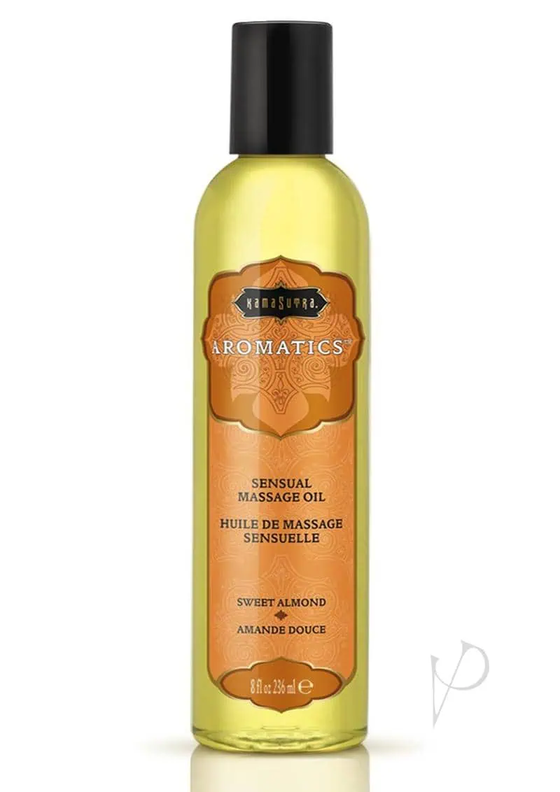 Kama Sutra Aromatic Oil - 8 oz Sweet Almond - Image 3