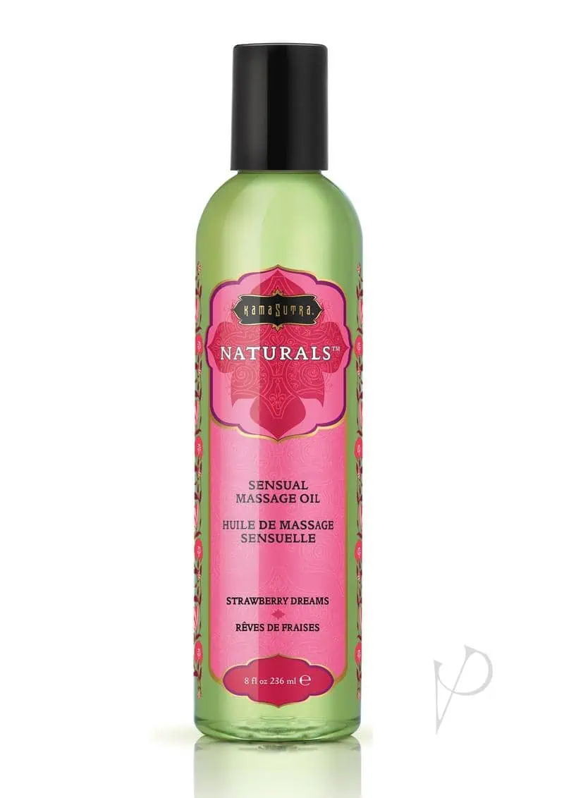 Kama Sutra Naturals Massage Oil - Strawberry - Image 3
