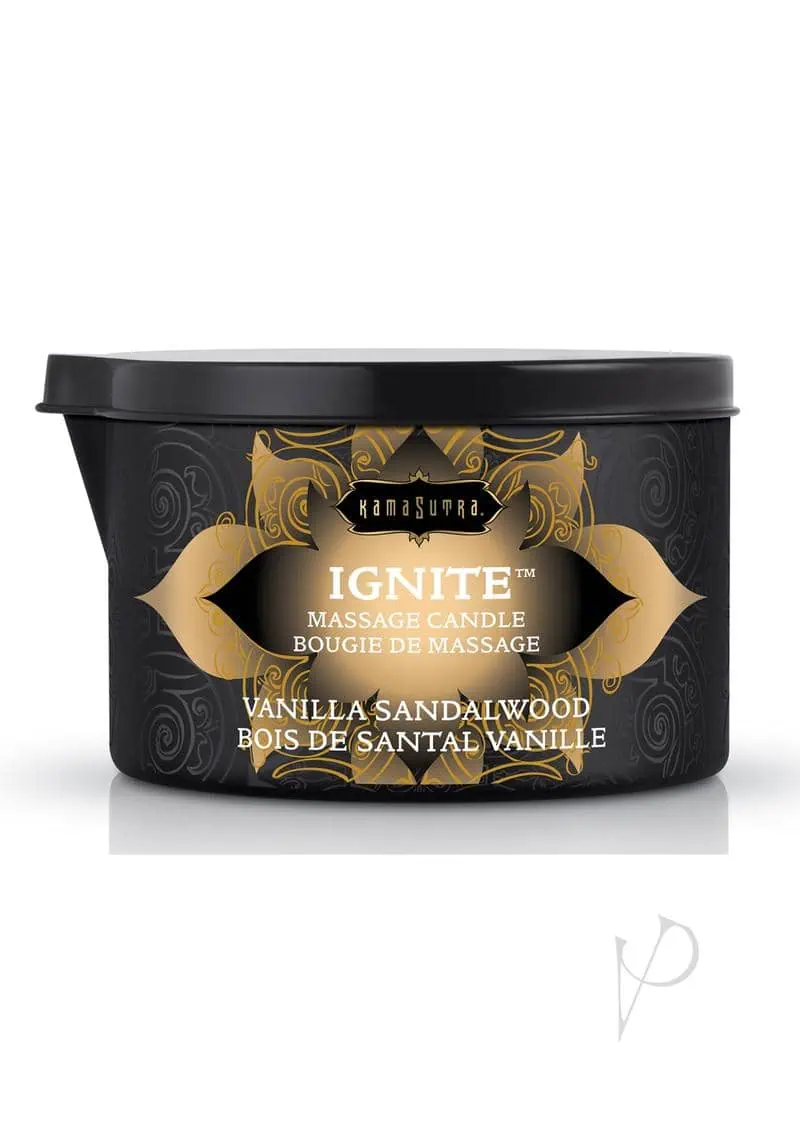 Kama Sutra Ignite Massage Candle - Vanilla Sandalwood - Image 3