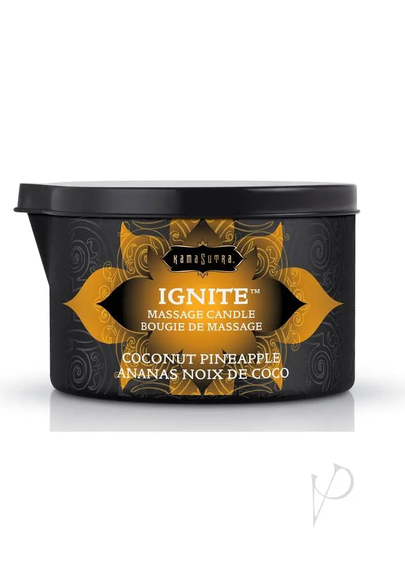 Kama Sutra Ignite Massage Candle - Coconut Pineapple - Image 3