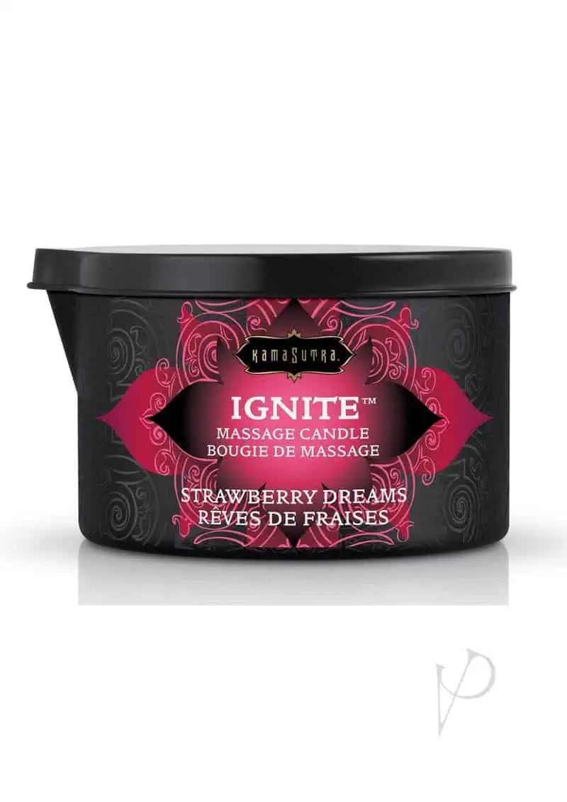 Kama Sutra Ignite Massage Candle - Strawberry Dreams - Image 3
