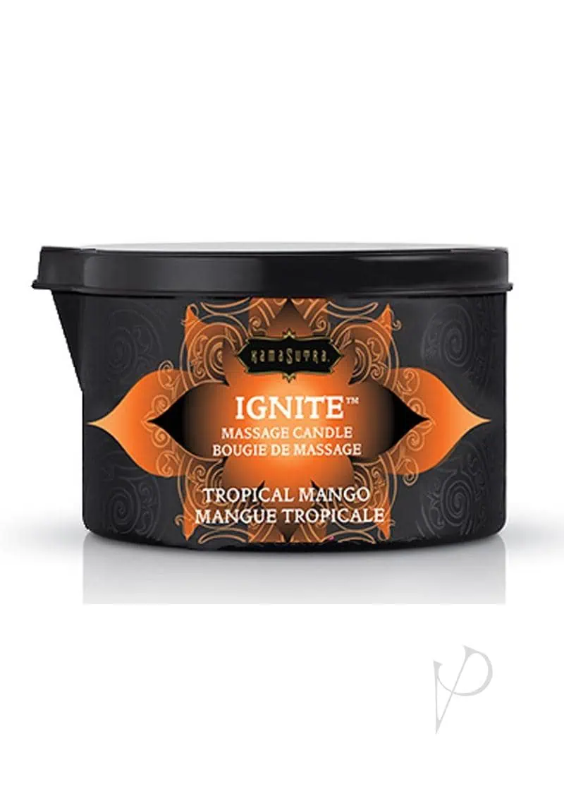 Kama Sutra Ignite Massage Candle - Tropical Mango - Image 3