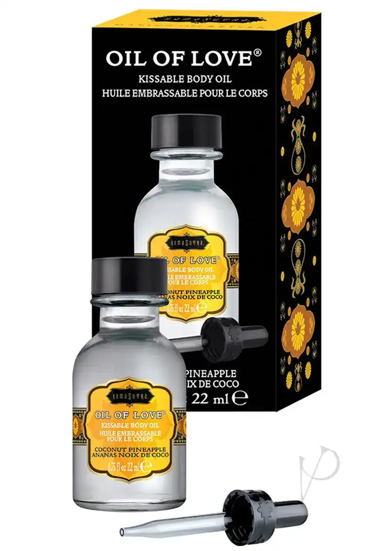Kama Sutra Oil of Love - .75 oz Coconut Pineapple - Image 3