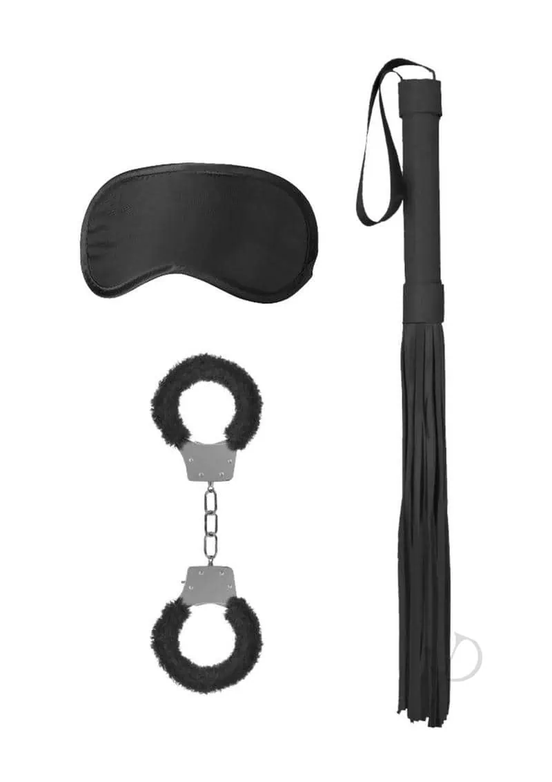 Shots Ouch Black & White Introductory Bondage Kit #1 - Black - Image 6