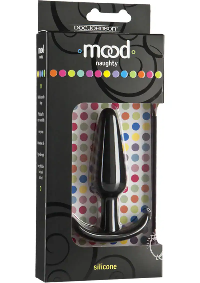 Mood Naughty Butt Plug Medium - Black - Image 2