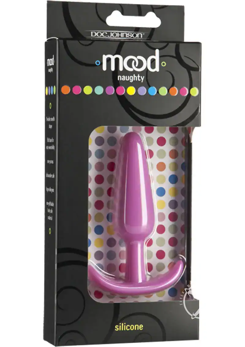 Mood Naughty Butt Plug Medium - Pink - Image 2