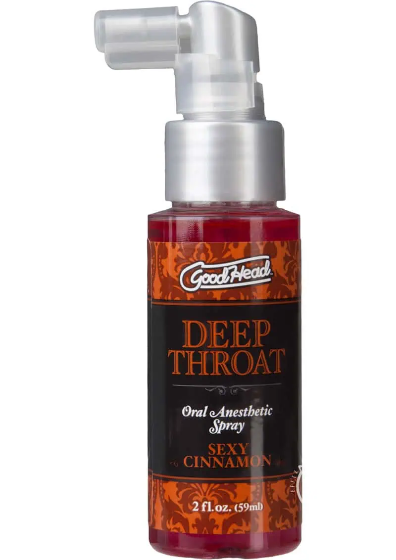 Goodhead Deep Throat Oral Anesthetic Spray Sexy Cinnamon 2 Ounce - Image 2