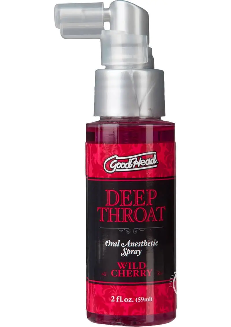 Goodhead Deep Throat Oral Anesthetic Spray Wild Cherry 2 Ounce - Image 2