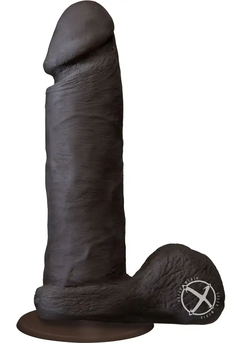 The Original Realistic Cock UR3 Dildo 6 Inch Black - Image 2