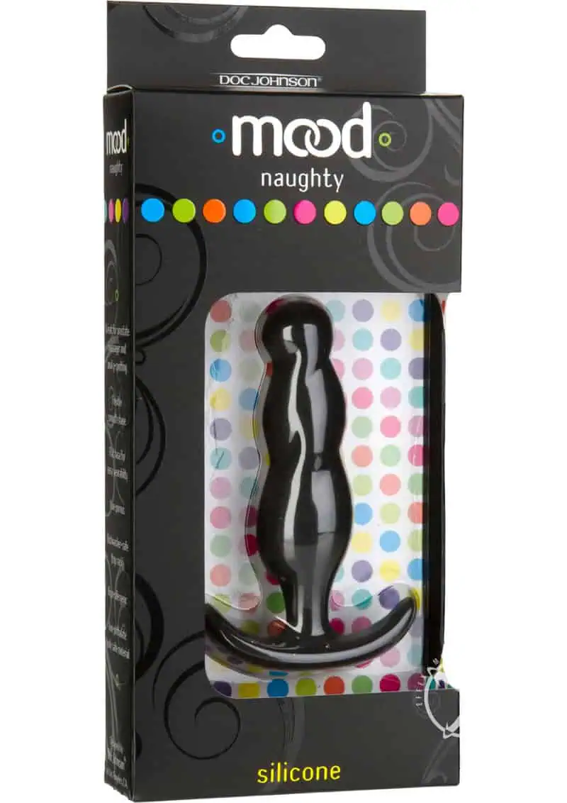 Mood Naughty 3 Butt Plug Medium - Black - Featured Image