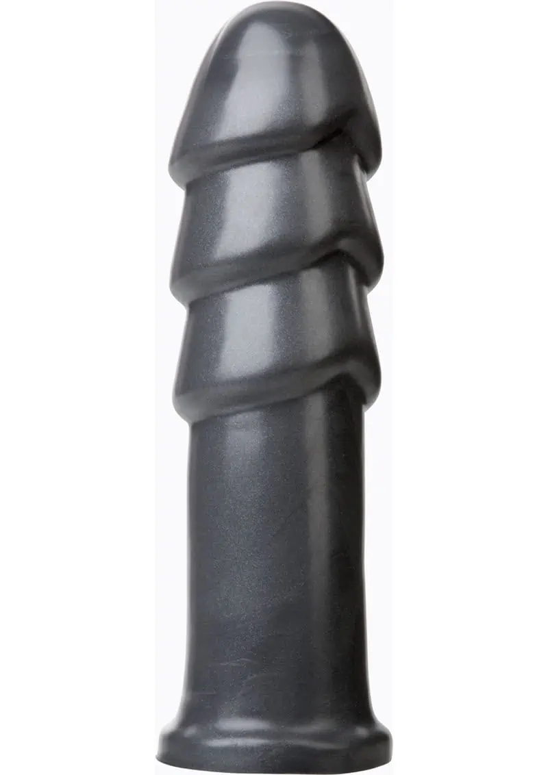 American Bombshell B-10 Warhead Dildo Grey 10 Inch Long 8.5 Inch Girth - Image 2