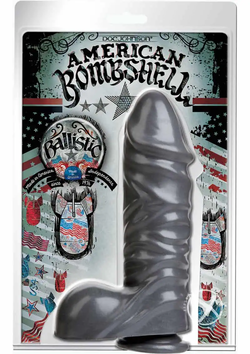 American Bombshell Ballistic Dildo Grey - Featured Image