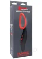 Kink Pumped Rechargeable Automatic Vibrating Pussy Pump - Black/Red - Image 1