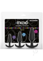 Mood Naughty 1 Anal Trainer Set - Black Set of 3 - Image 1