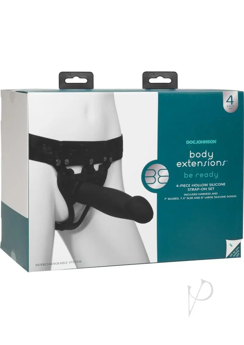 Body Extensions Be Ready 4 Piece Strap On Set - Image 5