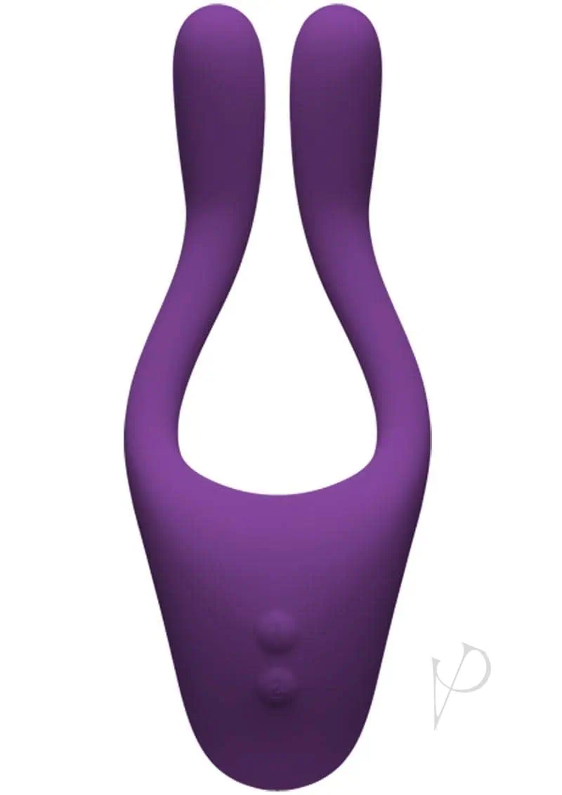 Tryst V2 Bendable Multi Zone Massager w/Remote - Purple - Image 2