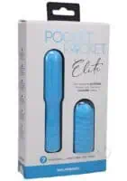Pocket Rocket Elite Rechargeable w/Removable Sleeve - Sky Blue - Image 3