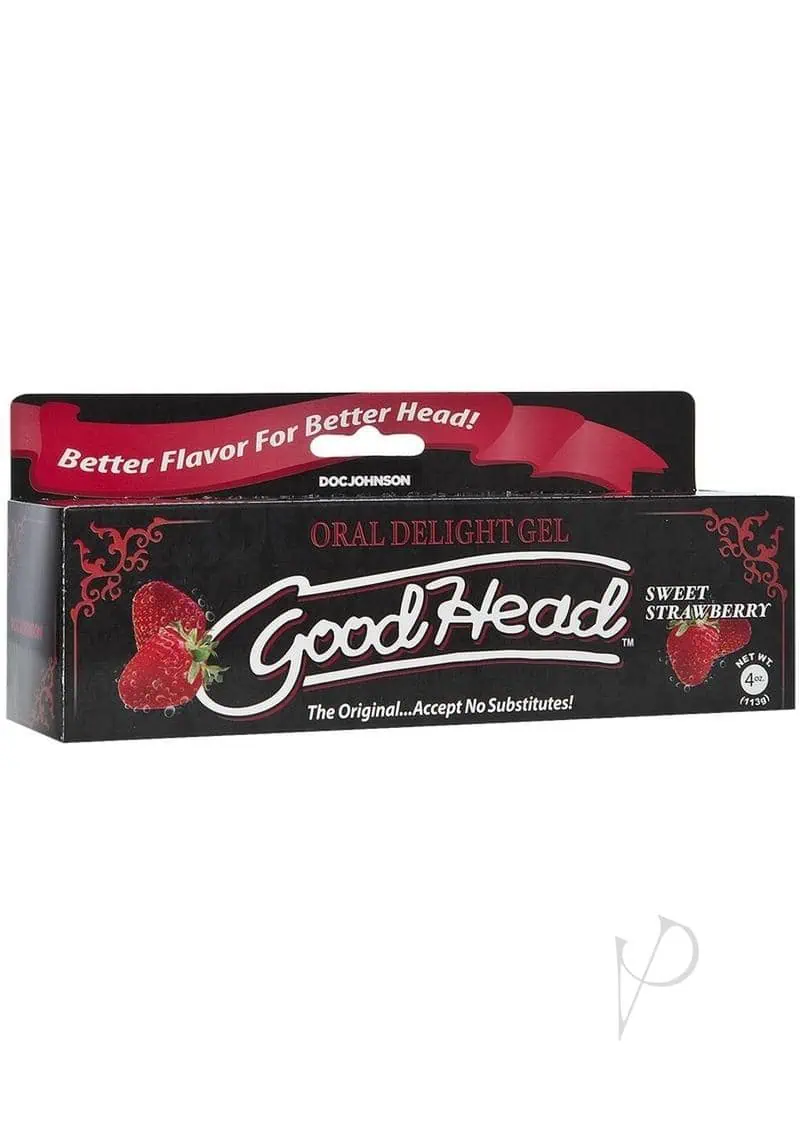 Good Head Oral Gel - 4 oz Sweet Strawberry - Image 3