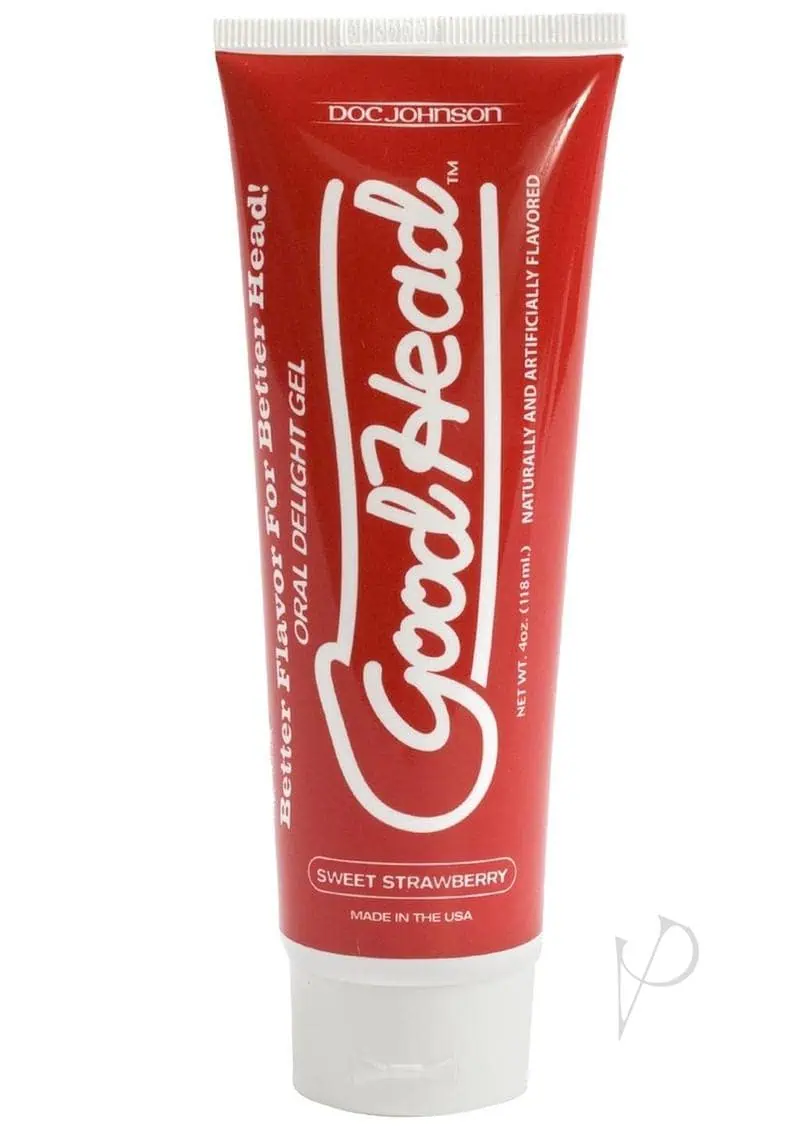 Good Head Oral Gel - 4 oz Sweet Strawberry - Image 4