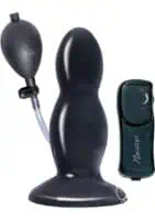 Ram Inflatable Vibrating Butt Plug - Black - Image 2