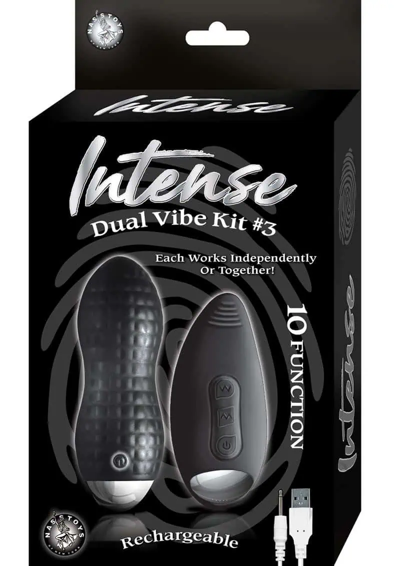 Intense Dual Vibe Kit #3 - Black - Featured Image