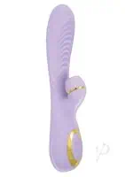 Vibes of New York Ribbed Suction Massager - Lavender - Image 2