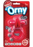 Screaming O Orny Vibe Ring - Red - Image 1