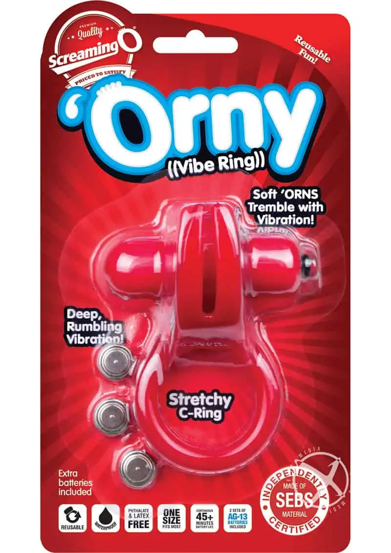 Screaming O Orny Vibe Ring - Red - Featured Image
