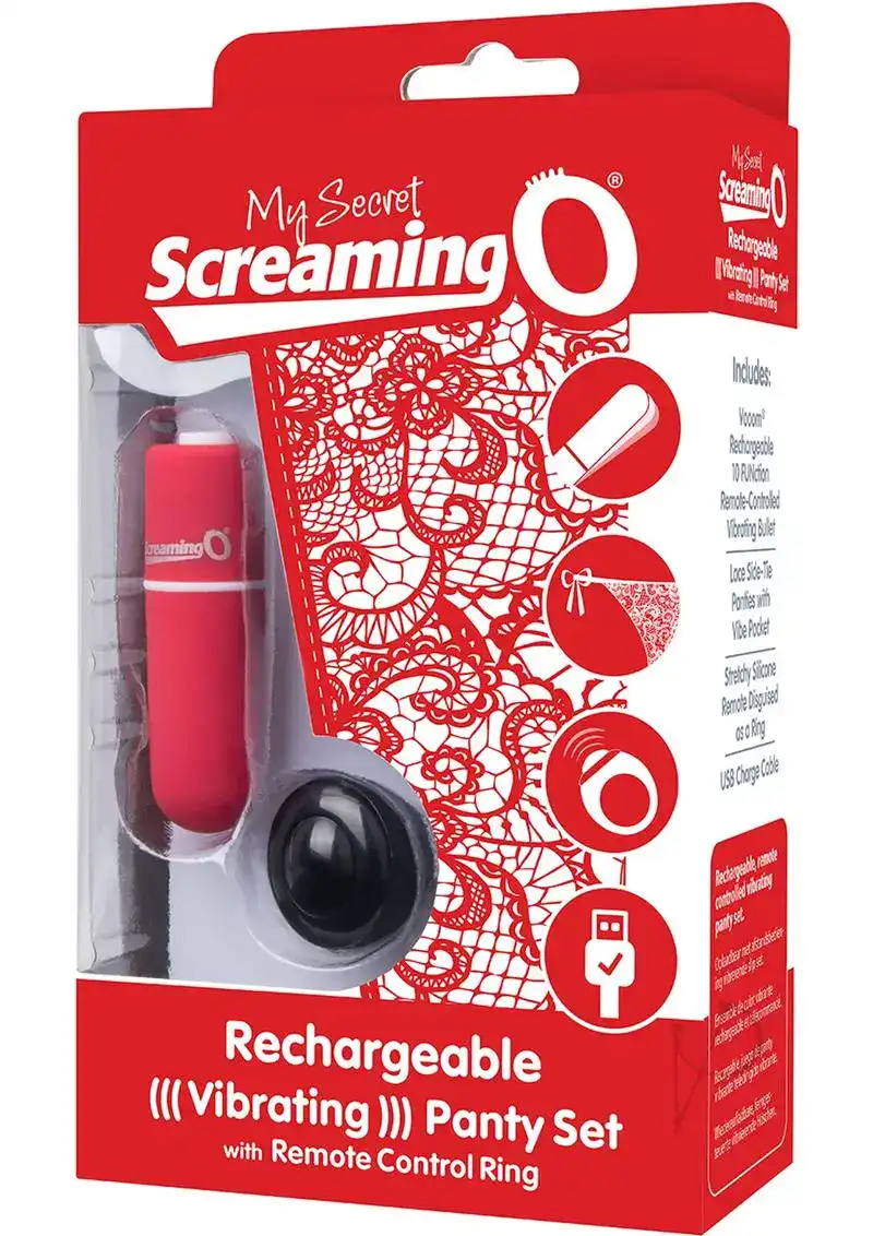 Screaming O My Secret Charged Remote Control Panty - Red - Image 5