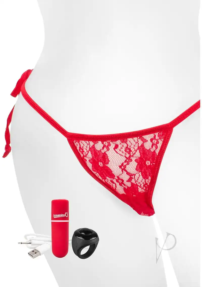 Screaming O My Secret Charged Remote Control Panty - Red - Image 6