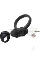 Screaming O My Secret Bullet & Ring for Him - Black - Image 6