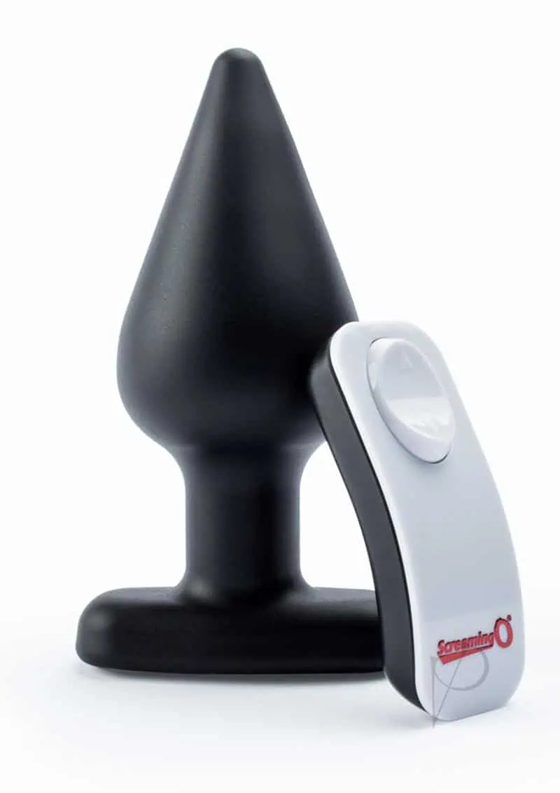 Screaming O My Secret Remote Vibrating XL Plug - Black - Image 2