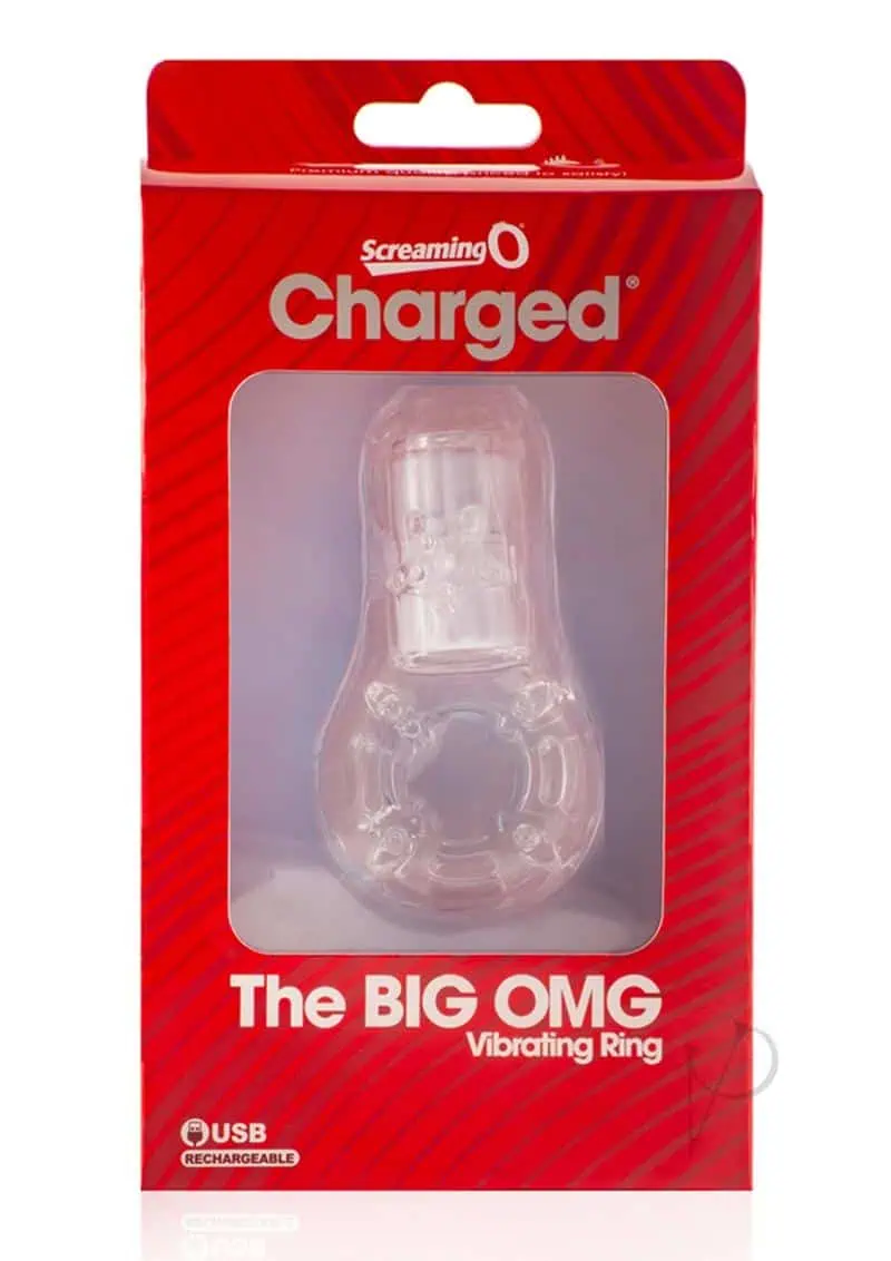 Screaming O Big OMG Vibrator Ring - Clear - Image 4