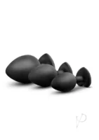 Blush Luxe Bling Plugs Training Kit - Black w/Red Gems - Image 2