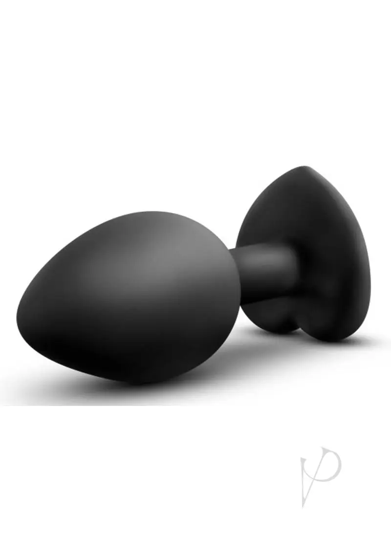 Blush Temptasia Bling Plug w/Gem Small - Black - Image 2