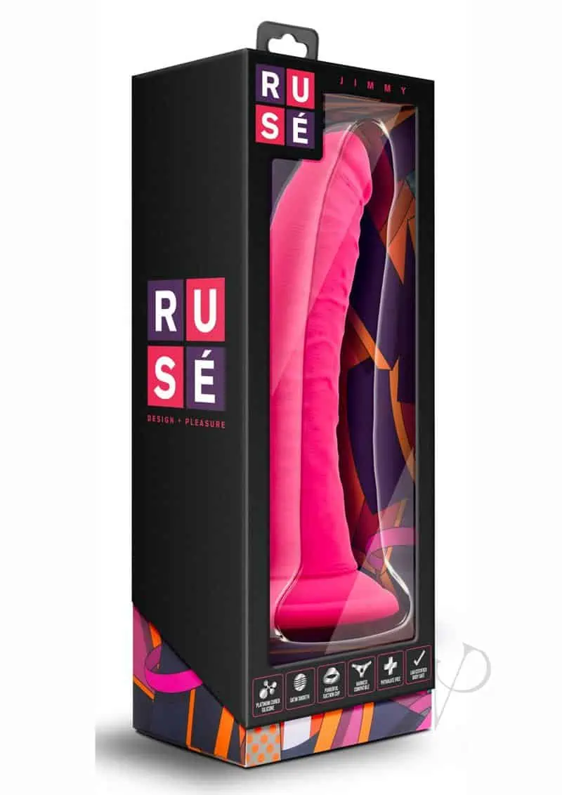 Ruse Jimmy Cerise Pink Non Vibrating Vibe Silicone - Featured Image
