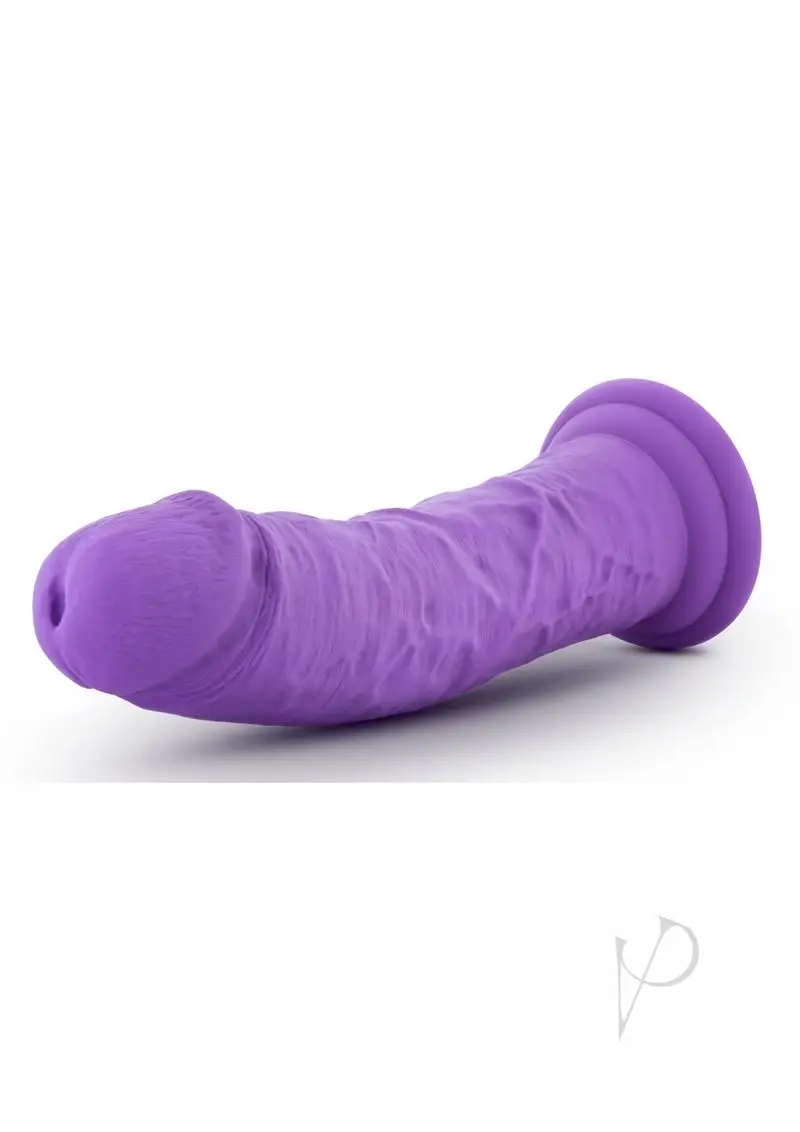 Ruse Jammy Silicone Realistic Dildo Purple 8 Inch - Image 2