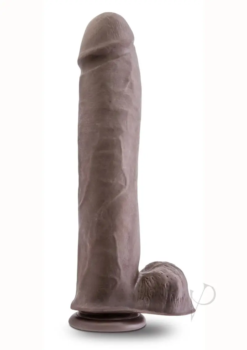 Au Naturel Big John Dual Dense 11.5 Choc Dildo Non Vibrating - Image 2