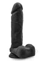 Au Naturel Bold Massive Dildo 9 inch Suction Cup Non Vibrating Black - Image 2