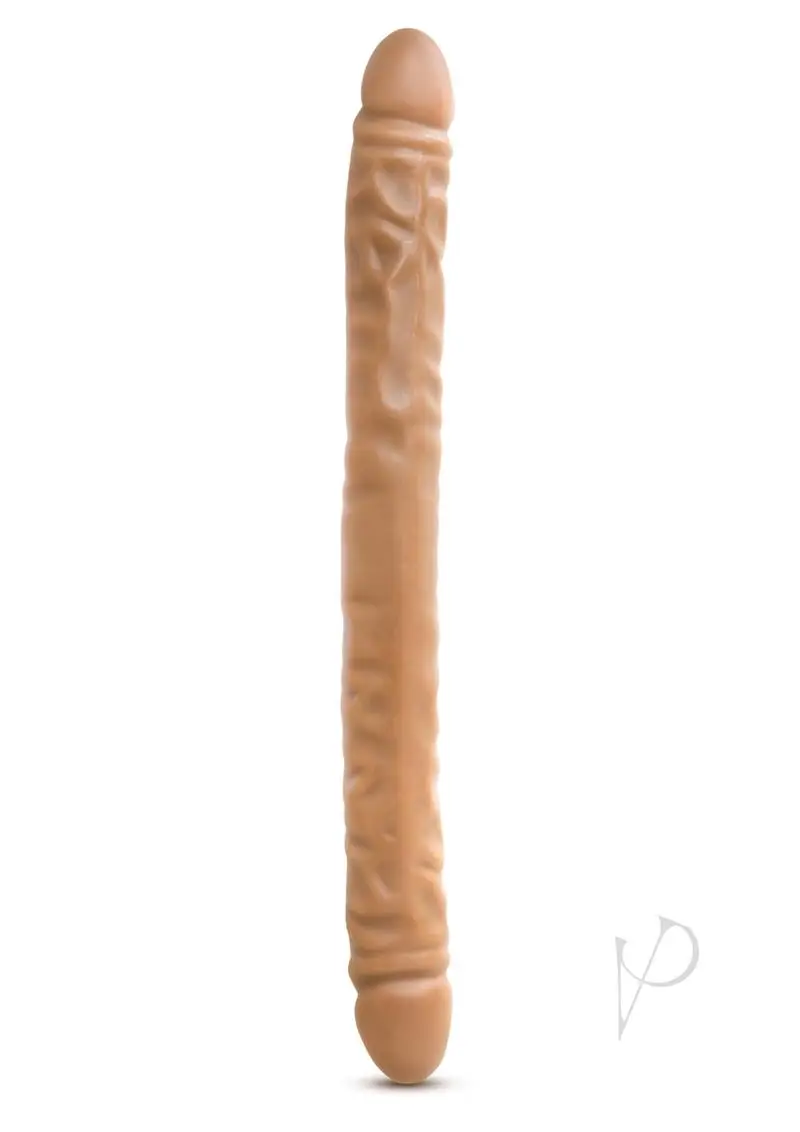 Dr. Skin Double Dildo Mocha 18 Inch - Image 6