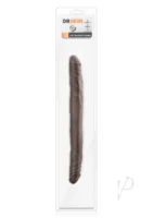 Dr Skin Double Dildo Chocolate 14 Inch - Image 1