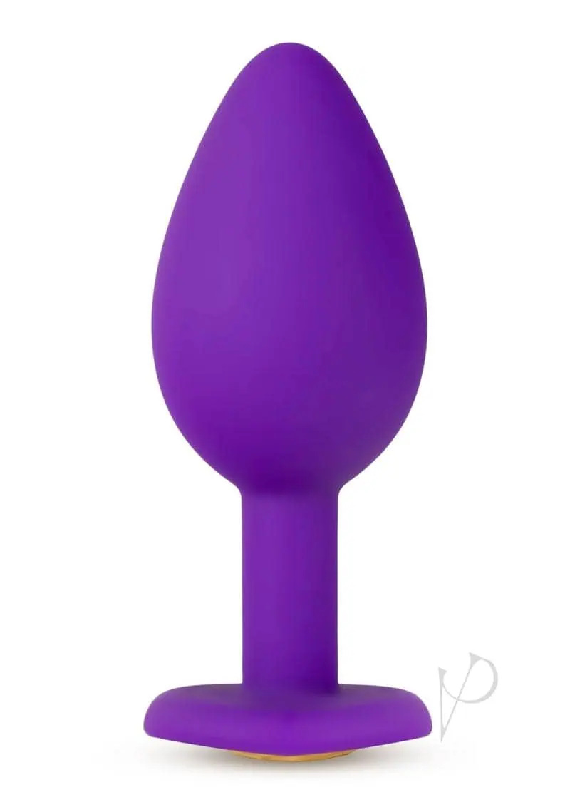 Blush Temptasia Bling Plug w/Gem Small - Purple - Image 6