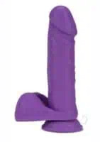 Neo Elite D Dense Cock W/balls 8 Purple - Image 2