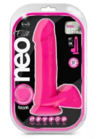 Neo Elite D Dense Cock W/balls 8 Pink - Image 1