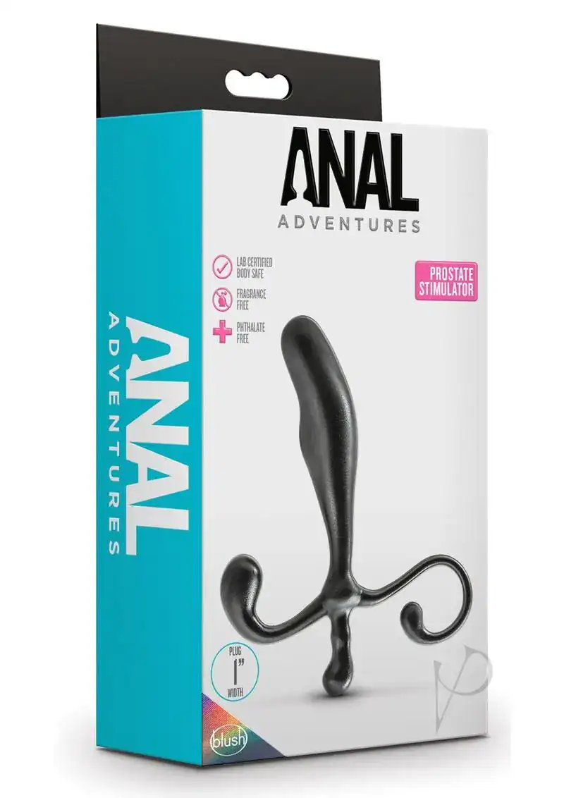 Blush Anal Adventures Prostate Stimulator - Black - Image 2