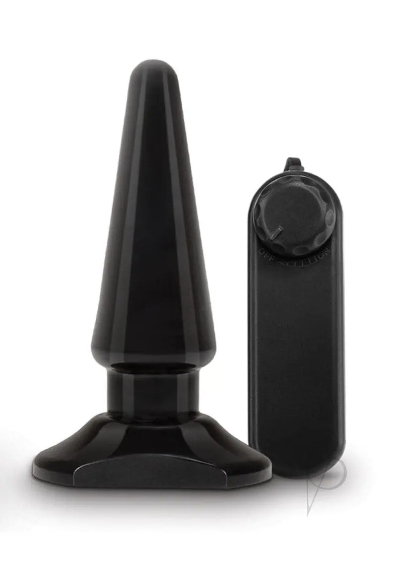 Blush Anal Adventures Basic Vibrating Anal Pleaser - Black - Image 3