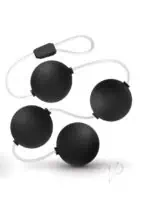 Blush Anal Adventures Pleasure Balls - Black - Image 3